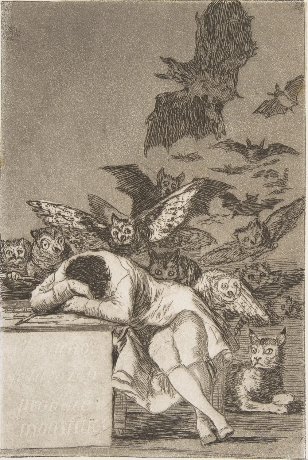 Goya’s The Sleep of Reason Produces Monsters (1799)
